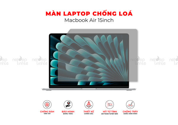 dán màn hình Macbook Air m3 15 inch