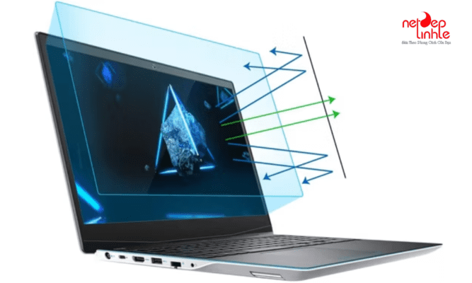minh họa film chống chói cho màn hình MacBook