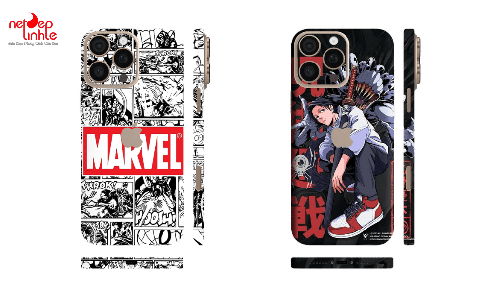 mẫu skin iPhone 16 dòng Pro theo chủ đề hình ảnh