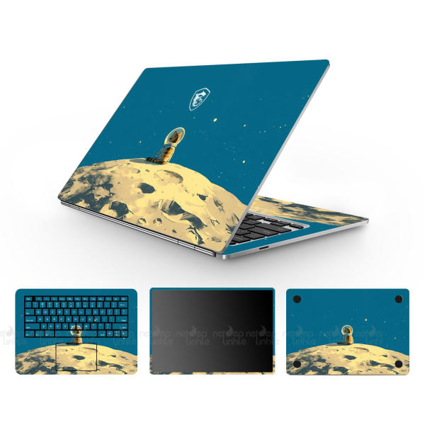 Mẫu dán skin laptop MSI chủ đề không gian KG21